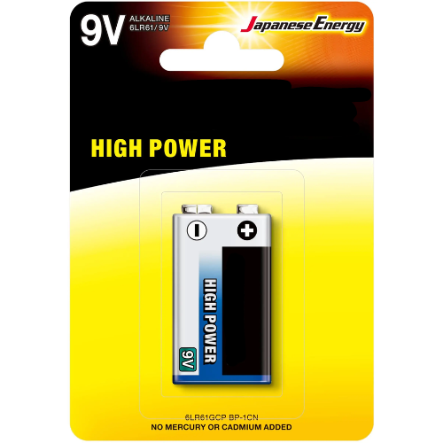 PILAS ALKALINAS 9V X 1 UND (TIANQIU)
